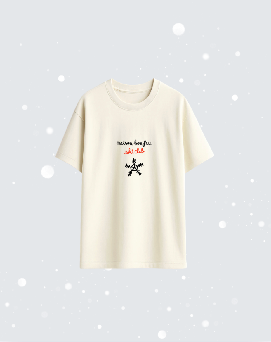 Tee-shirt beige — SKI CLUB