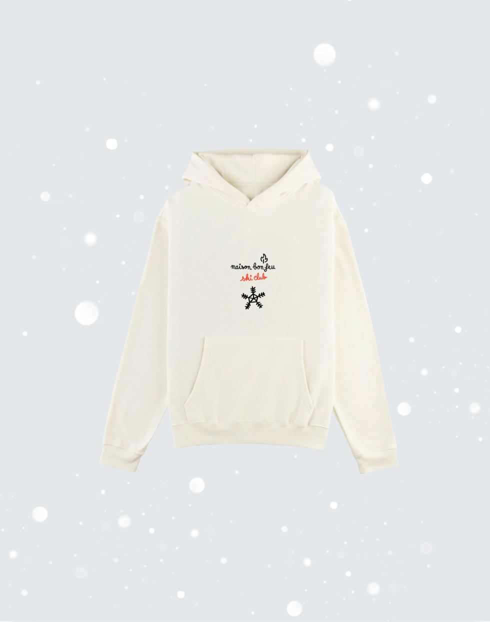 Hoodie maison bon feu Ski Club